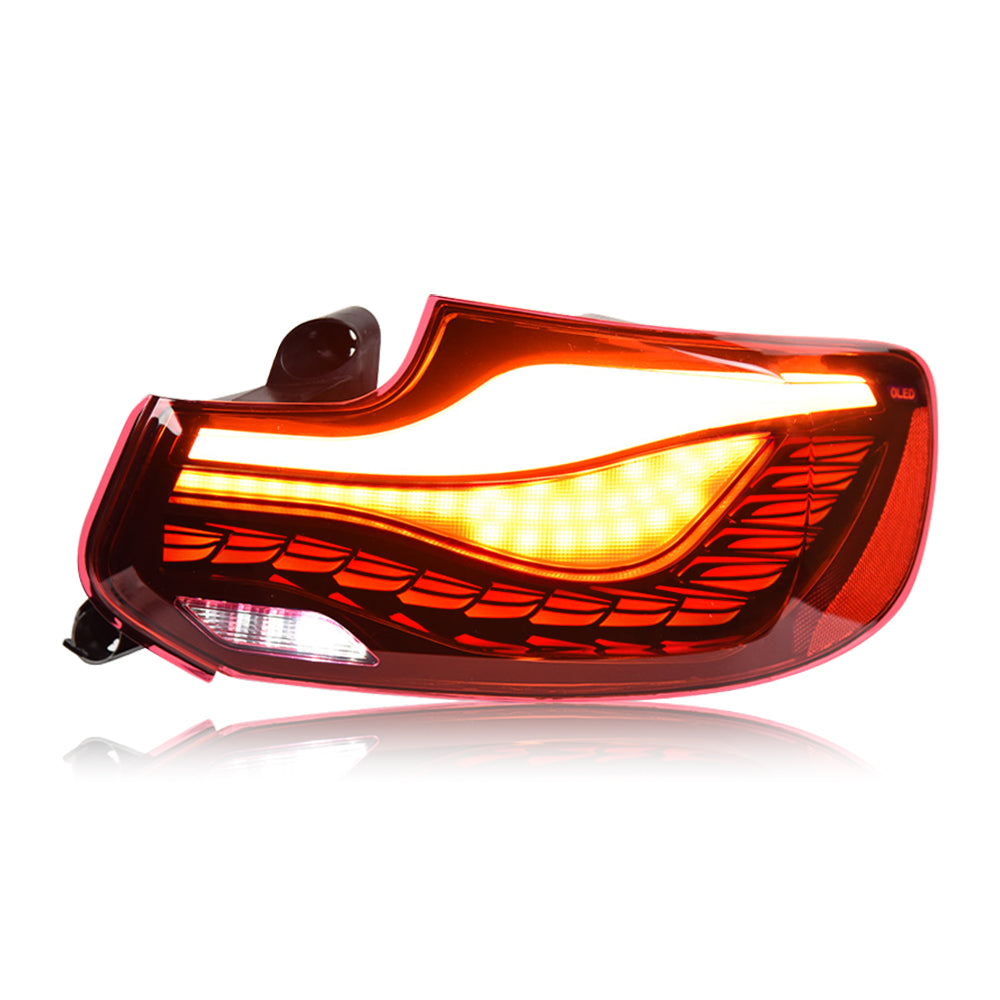 LED Tail Lights For BMW 2-Series & M2 V2 F22|F23|F87 GTS style OLED sequential Tail Lights - KuerLED