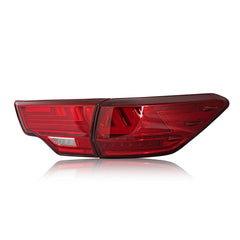 For 2014-2019 Toyota Highlander Led Tail Lights (Smoked/Red) - KuerLED