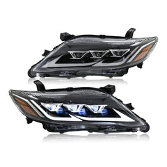 LED Headlight for 2010-2011 Toyota Camry, Animation Sequential, Headlight Assembly (Triple Beams) - Kuerled