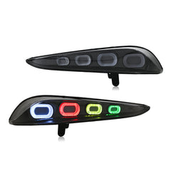 RGB Tail Light Carbon Fiber Style for 2020-2024 Toyota GR Supra A90 & A91 Start up Animation DRL Sequential Indicator Rear Lamp Assembly