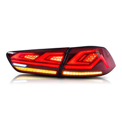 LED Tail Lights for 2008β2017 Mitsubishi Lancer & EVO X β Sequential Rear Lamps with Startup Animation