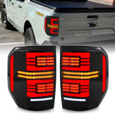 LED Tail Lights for Ford Maverick 2022-2024 XL & XLT – Smoked Lens Taillight Assembly