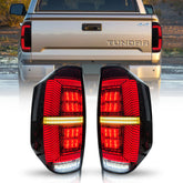 Smoke Tail Lights for Toyota Tundra 2014-2021 Rear Lamp Brake Assembly - Kuerled