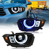 2008-2010 Toyota Highlander LED Headlights, DRL Sequential Turn Signal, Plug & Play - Kuerled