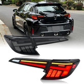 2020-2024 Toyota Corolla Hatchback LED Tail Lights, Rear Lamp Assembly, Plug & Play - Kuerled