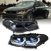 LED Headlights for 2011-2017 BMW F10/F18 5 Series 520i 525i 530i 535i – Front Headlamp Assembly (Left & Right)