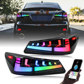 RGB Tail Light for 2006-2012 Lexus IS250/IS350/ISF, LED Sequential Signal Light - Kuerled