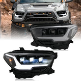 2016-2022 Toyota Tacoma LED Headlights, DOT Approved, Plug & Play Install - Kuerled