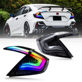 Honda Civic 10th Gen (2016-2021) RGB Tail Lights Assembly, Sedans Only - Kuerled
