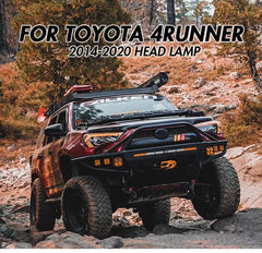 For 2014-2022 Toyota 4Runner Led Headlights (6 near 8 far) - KuerLED