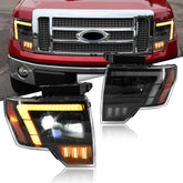 2009-2014 Ford F-150 Full LED Headlights, Front Assembly, Plug & Play