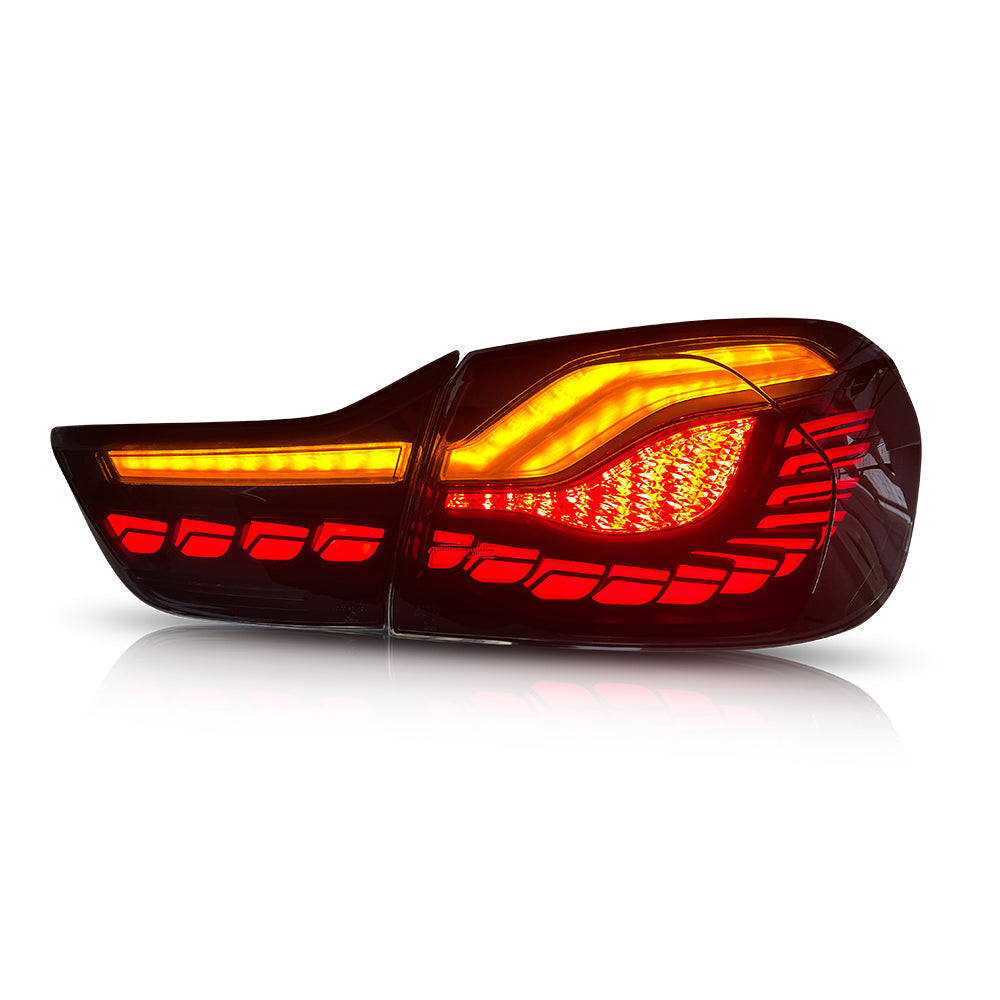 For BMW 4 series 2013-2019 & M4 GTS 2014-2018 oled tail lights (Smoked/Red) - KuerLED