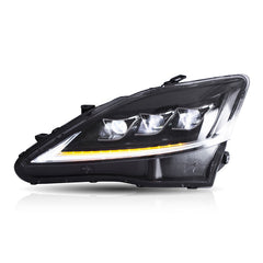 KuerLED Led Headlight For 2006-2012 Lexus IS250C IS350C, 2008-2014 Lexus ISF Headlights with Sequential Turn Signal Projector - KuerLED