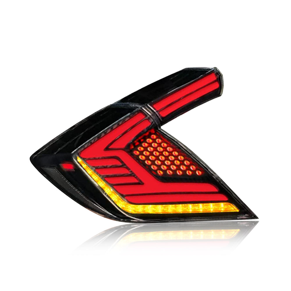 For 2016-2021 Honda Civic Hatchback Tail light (two compartments) - KuerLED