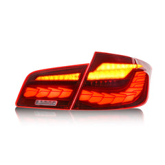 New Tail Lights For BMW 5 Series F10 F18 Led Tail Lights (Smoked/Red) - KuerLED