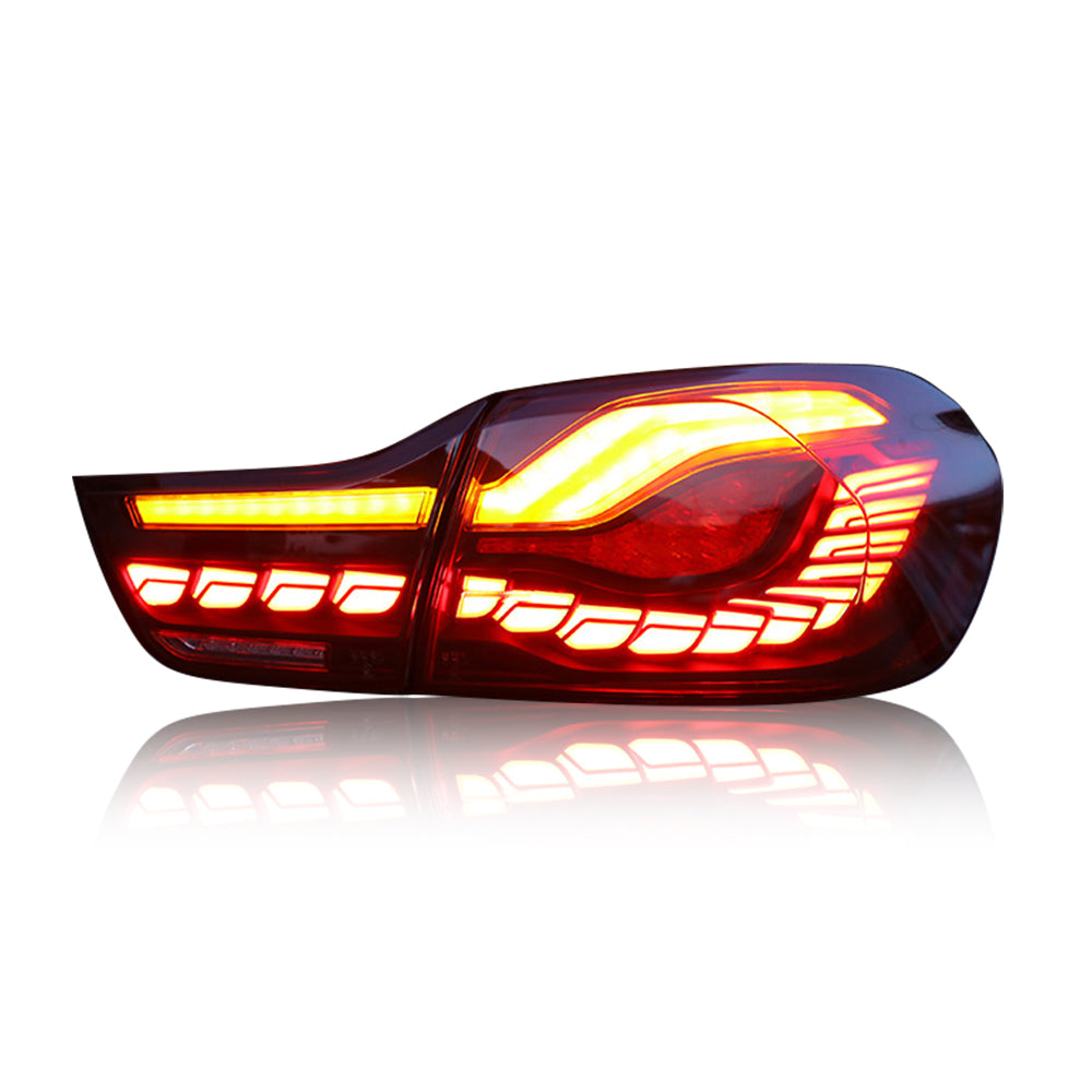 For BMW 4 series 2013-2019 & M4 GTS 2014-2018 oled tail lights (Smoked/Red) - KuerLED