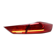 For 2015-2018 Hyundai Elantra Led Tail Lights With Start-up Animation Sequential Breathing Turn Signal Replace(Smoked/Red) - KuerLED