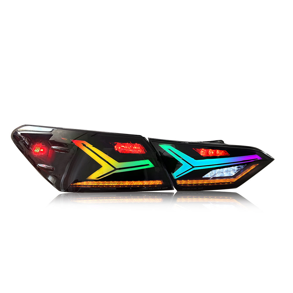 Rgb Led Rear RGB LED Tail Lights for Toyota Camry 8th Gen 2018-2024 Rear Lamp Assem ...
