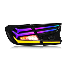 New RGB Taillights for Honda Accord Tail Lights 2018-2022 LX Sport EX EX-L Touring 10th Gen Accessory - KuerLED