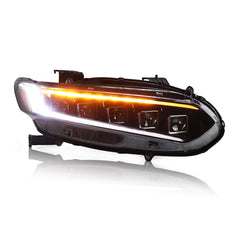 LED Headlights For 2018-2021 Honda Accord With DRL Sequential Turn Signal Front Lamp - KuerLED