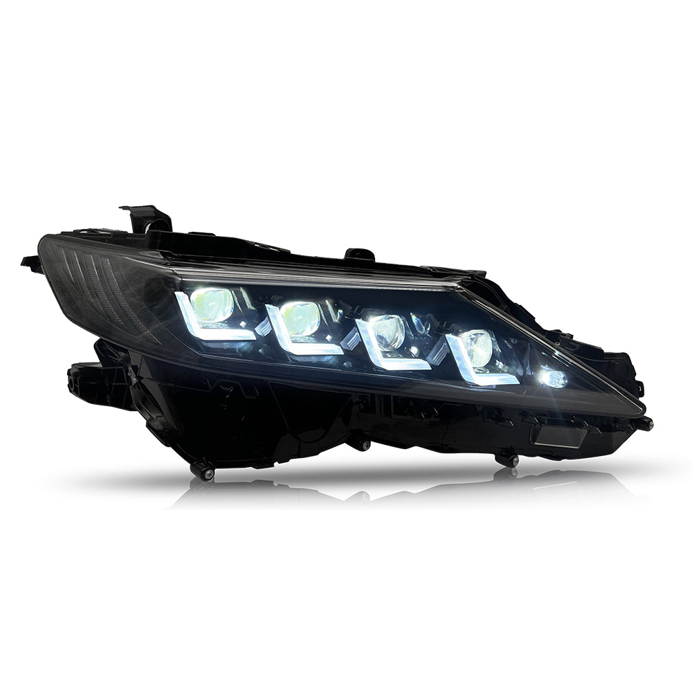 2018-2024 Toyota Camry LE/SE/XLE/XSE/TRD Demon Eye LED Headlights, Quad Projector, Plug & Play