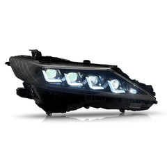 2018-2024 Toyota Camry LE/SE/XLE/XSE/TRD Demon Eye LED Headlights, Quad Projector, Plug & Play