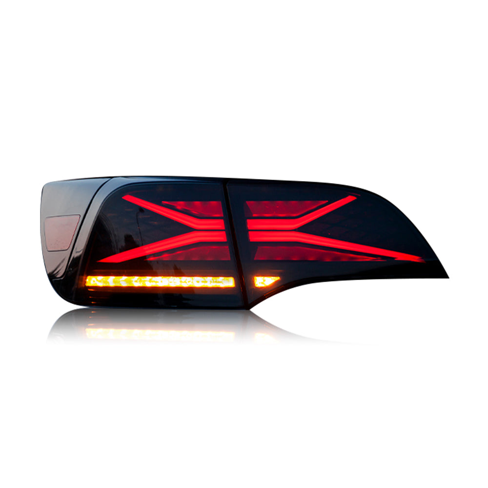 For 2017-2022 Tesla Model 3 & Model Y Smoked LED Tail Lights With Start-up Animation (X-Men series Style) - KuerLED