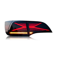 For 2017-2022 Tesla Model 3 & Model Y Smoked LED Tail Lights With Start-up Animation (X-Men series Style) - KuerLED