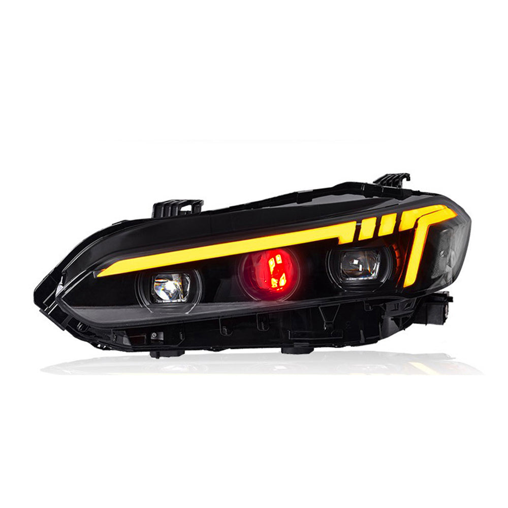 2022-2024 Honda Civic 11th Gen LED Headlights, Premium Upgrade with Evil Eye and Sequential Turn Signals