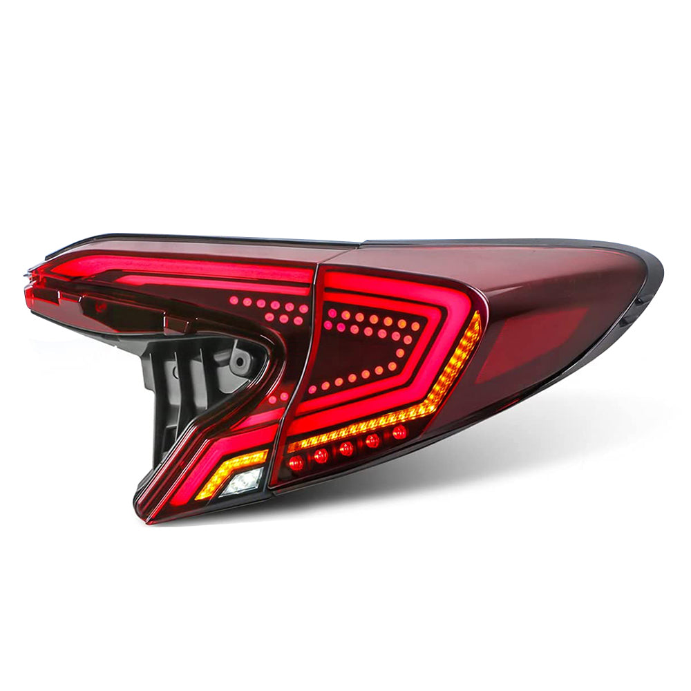 For 2018-2020 Toyota CHR/C-HR LED Somked/Red Tail Lights (NOT For 2021 C-HR GR Sport Models) - KuerLED