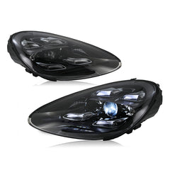 LED Matrix Headlights for 2011–2014 Porsche Cayenne 958.1, Full LED Upgrade Assembly w/ DRL & Adaptive High Beam