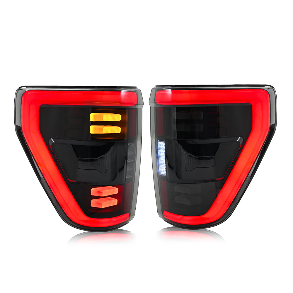 KuerLED LED Tail Lights Assembly For Ford F-150 F150 XL STX 2022 2023 2024 Rear Lamps - KuerLED