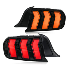 LED Tail Lights with Sequential Turn Signals for 2013-2023 Ford Mustang, Plug & Play Assembly