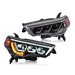 For 2014-2022 Toyota 4Runner Led Headlights (White/Devil Eyes) - KuerLED