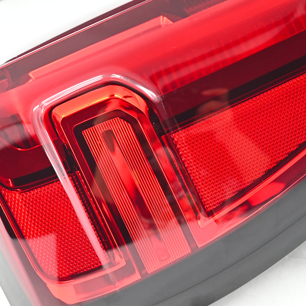 LED Tail Lights for 2019-2024 GMC Sierra(halogen) 1500 2500HD 3500HD | Smoked/Red Lens, Easy Installation, DOT Approved