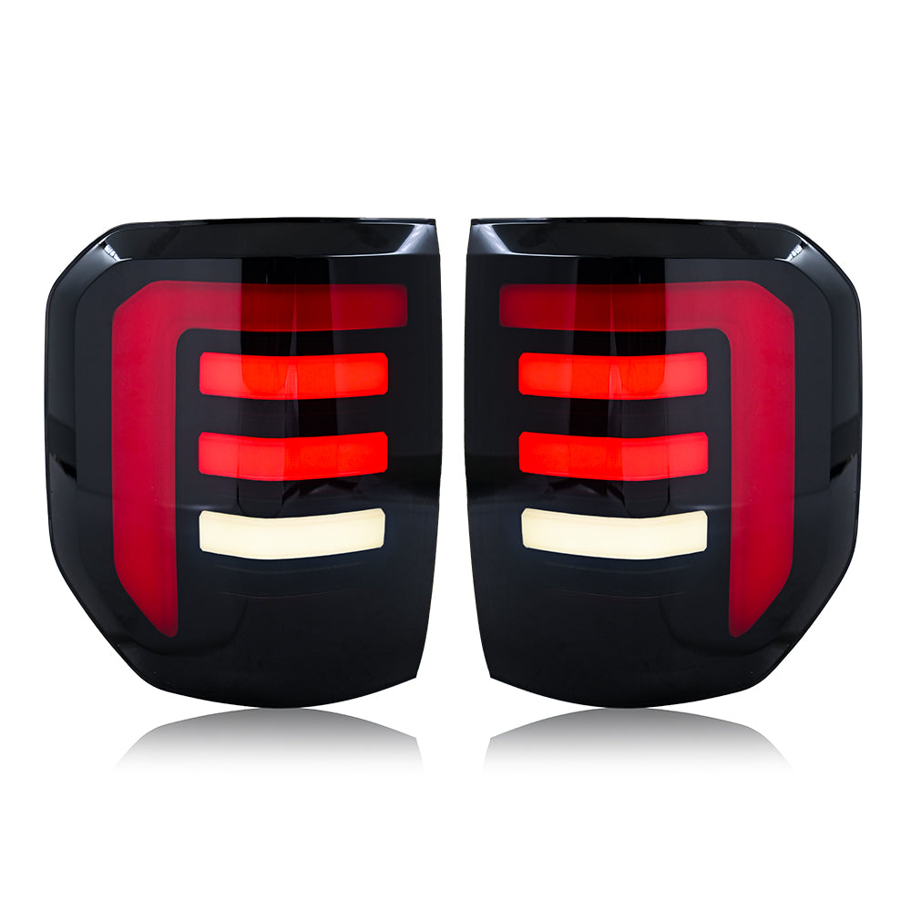 LED Tail Lights for 2022–2024 Ford Maverick XL & XLT – Smoked Lens Taillight Assembly