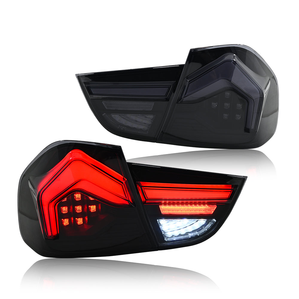 BMW 3-Series Smoked LED Tail Light (2009-2012 E90), Fits 320i/323i/325/330/335