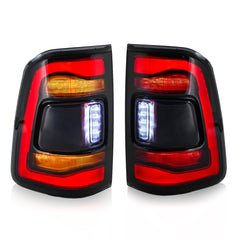 LED Tail Light Assembly for 2019-2024 Dodge Ram 1500 All Trims, Not Fit Ram 2500 3500