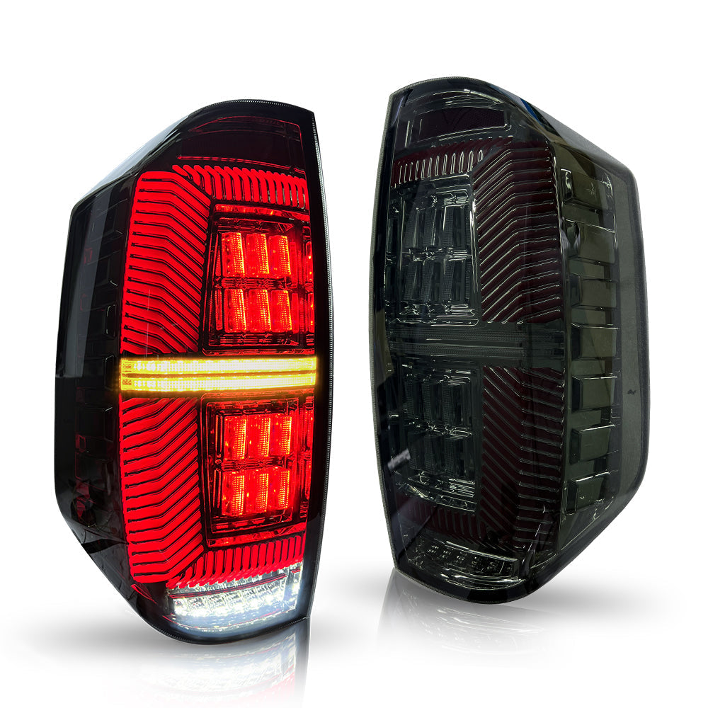 Smoke Tail Lights For Toyota Tundra 2014-2021 Rear Lamp Brake Assembly - KuerLED