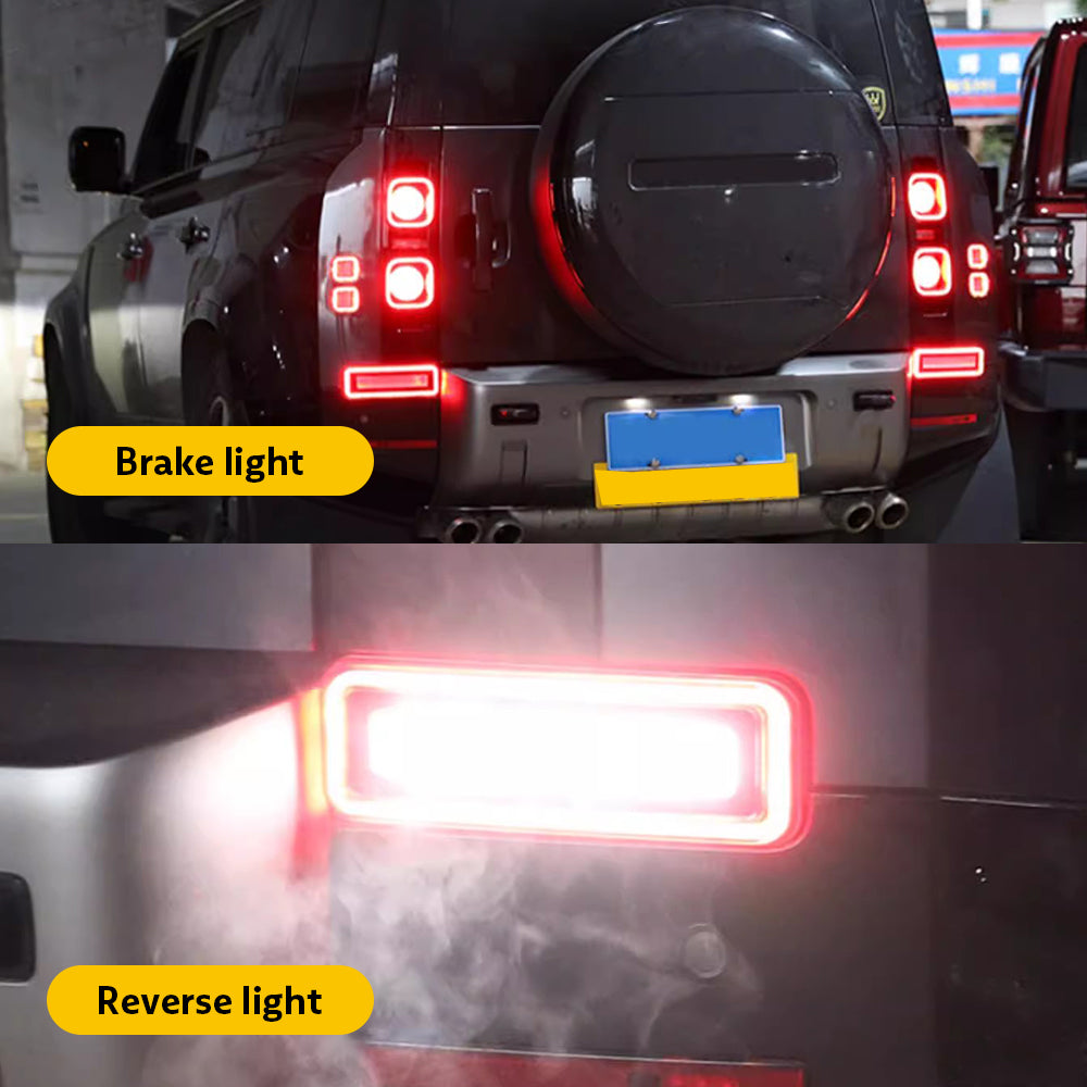 Defender Rear Stop Light LED Tail Light for Land Rover Defender 2020-2023, Bumper Brake Light ...
