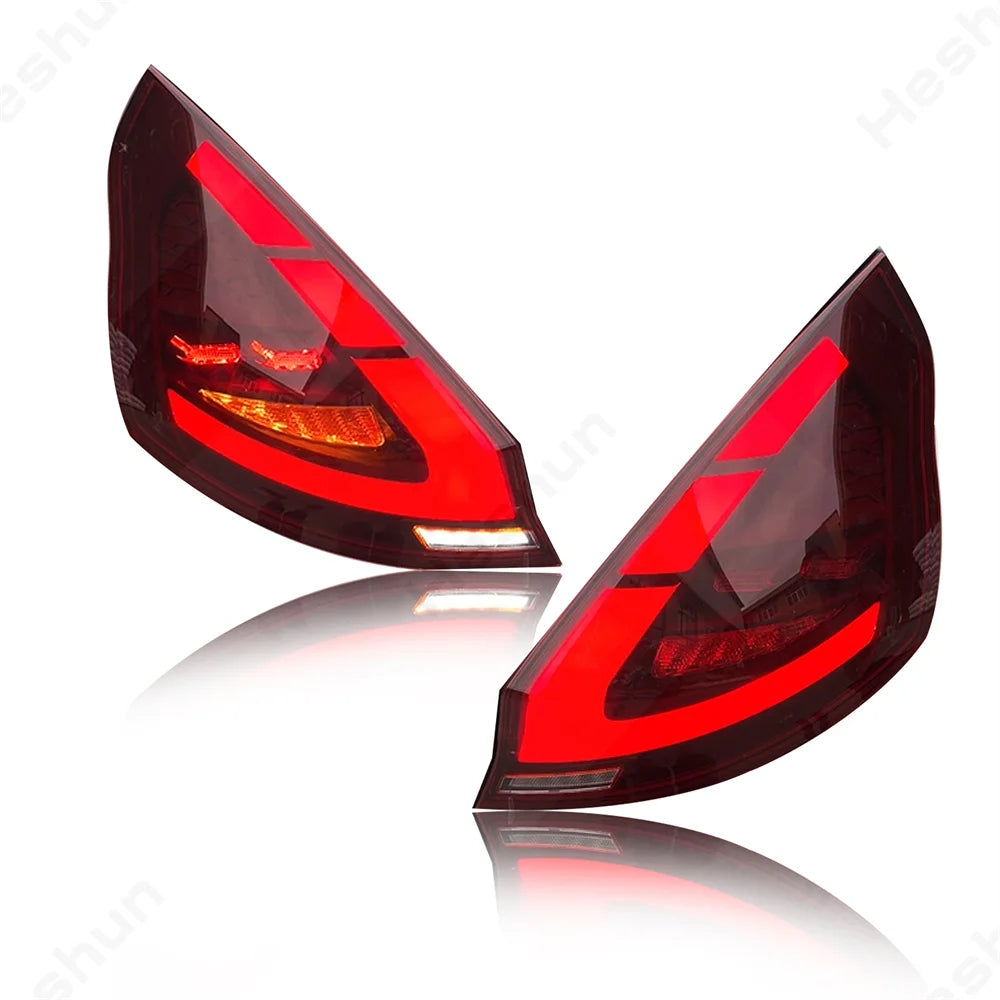 KuerLED LED Tail Lights for 2008-2019 Ford Fiesta Hatchback SE ST Sequential Start-up Animation Rear Lamps Assembly - KuerLED