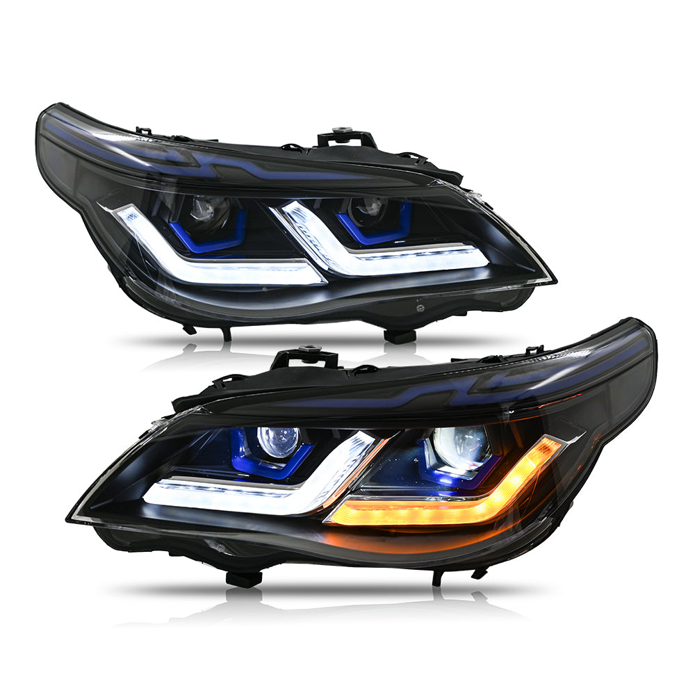 New BMW 5-Series (2004-2010 E60/E61) LED Headlight Assembly, Premium Projector Upgrade, Plug and Play