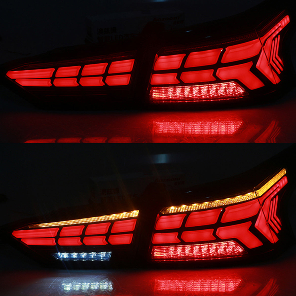 For 2019-2021 Nissan Altima Led Tail Lights With Start-up Animation (Smoke/Red) - KuerLED