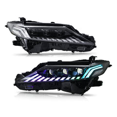 2018-2024 Toyota Camry LE/SE/XLE/XSE/TRD RGB LED Headlights Assembly, Audi Style with Sequence Animation