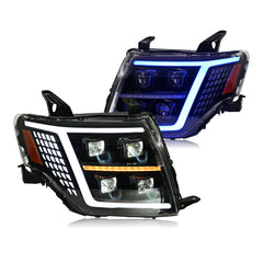 KuerLED Led Headlight For 2009-2021 Mitsubishi Pajero V93 V97 Led Headlights With Dynamic Animation Lights - KuerLED