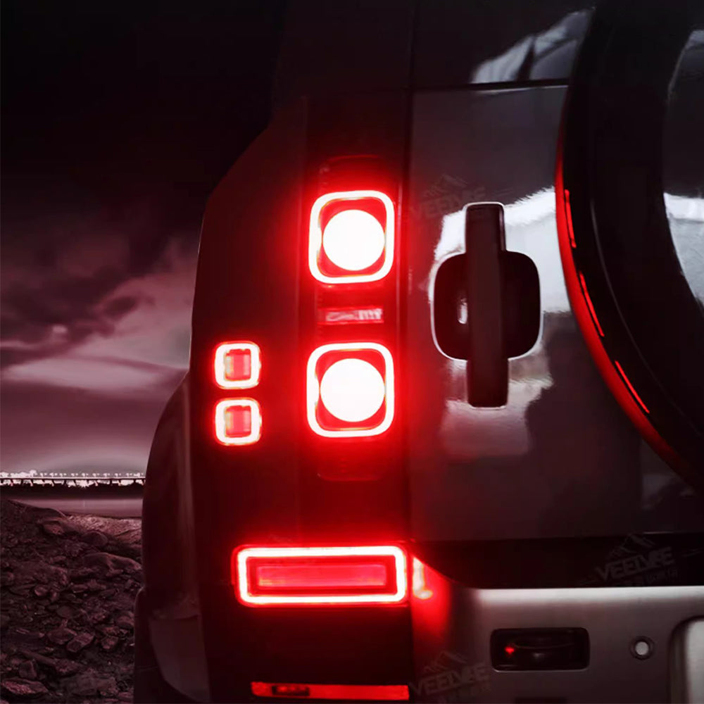 Defender Rear Stop Light LED Tail Light for Land Rover Defender 2020-2023, Bumper Brake Light ...