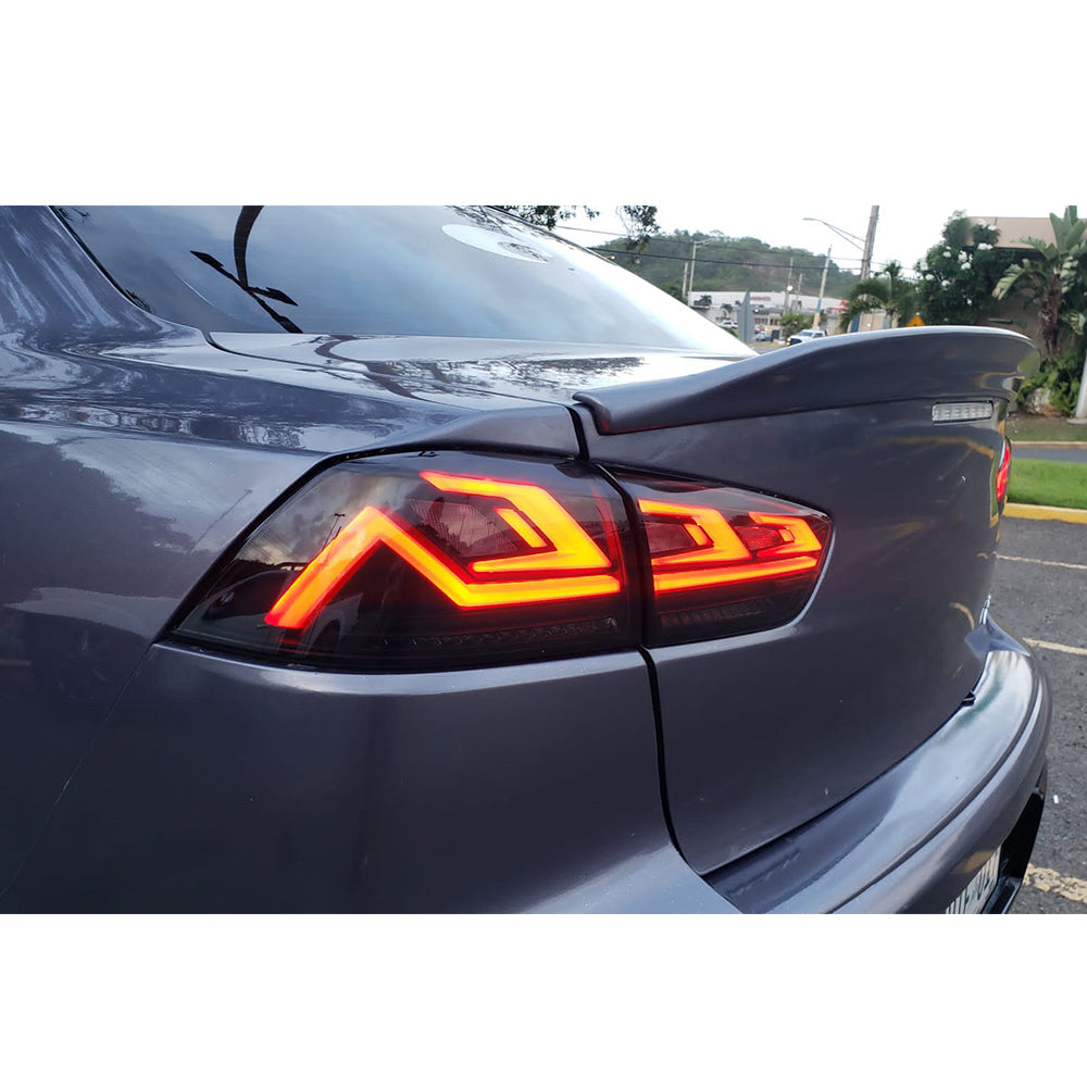 LED Tail Lights for 2008–2017 Mitsubishi Lancer & EVO X – Sequential Rear Lamps with Startup Animation