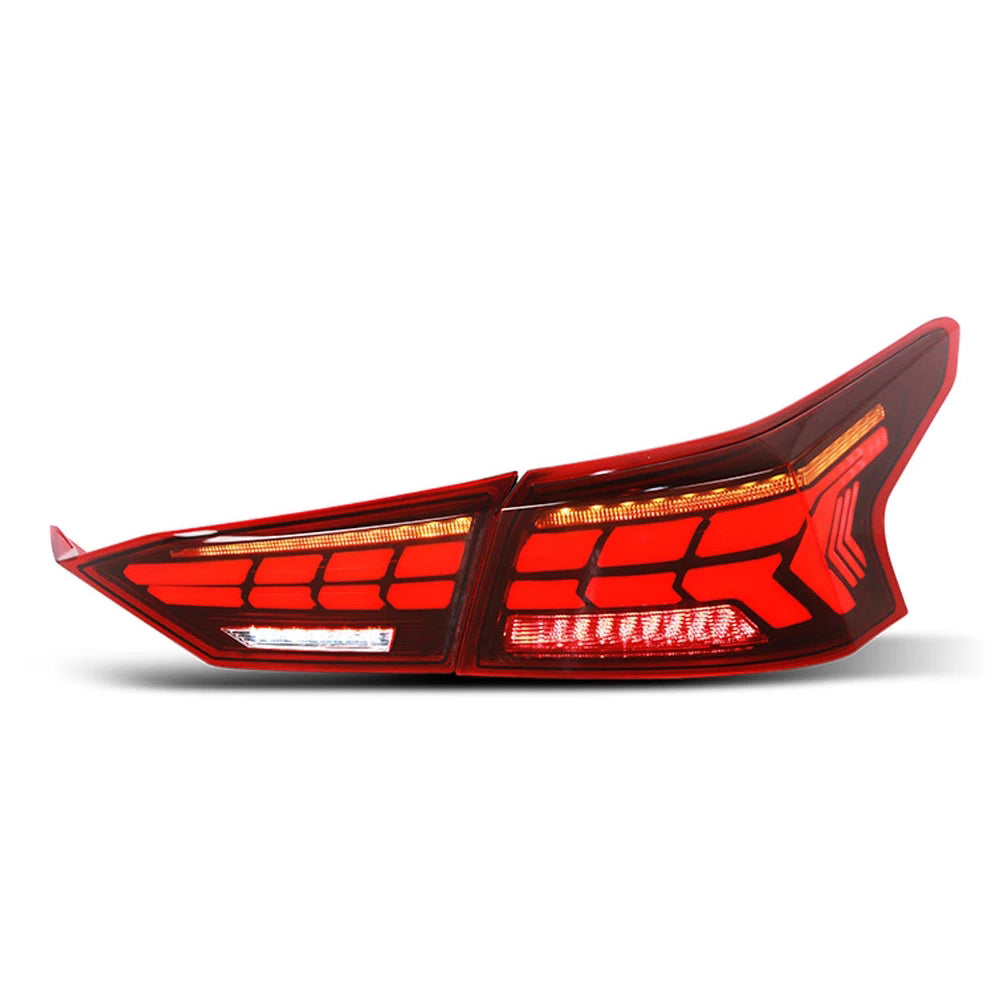 For 2019-2021 Nissan Altima Led Tail Lights With Start-up Animation (Smoke/Red) - KuerLED