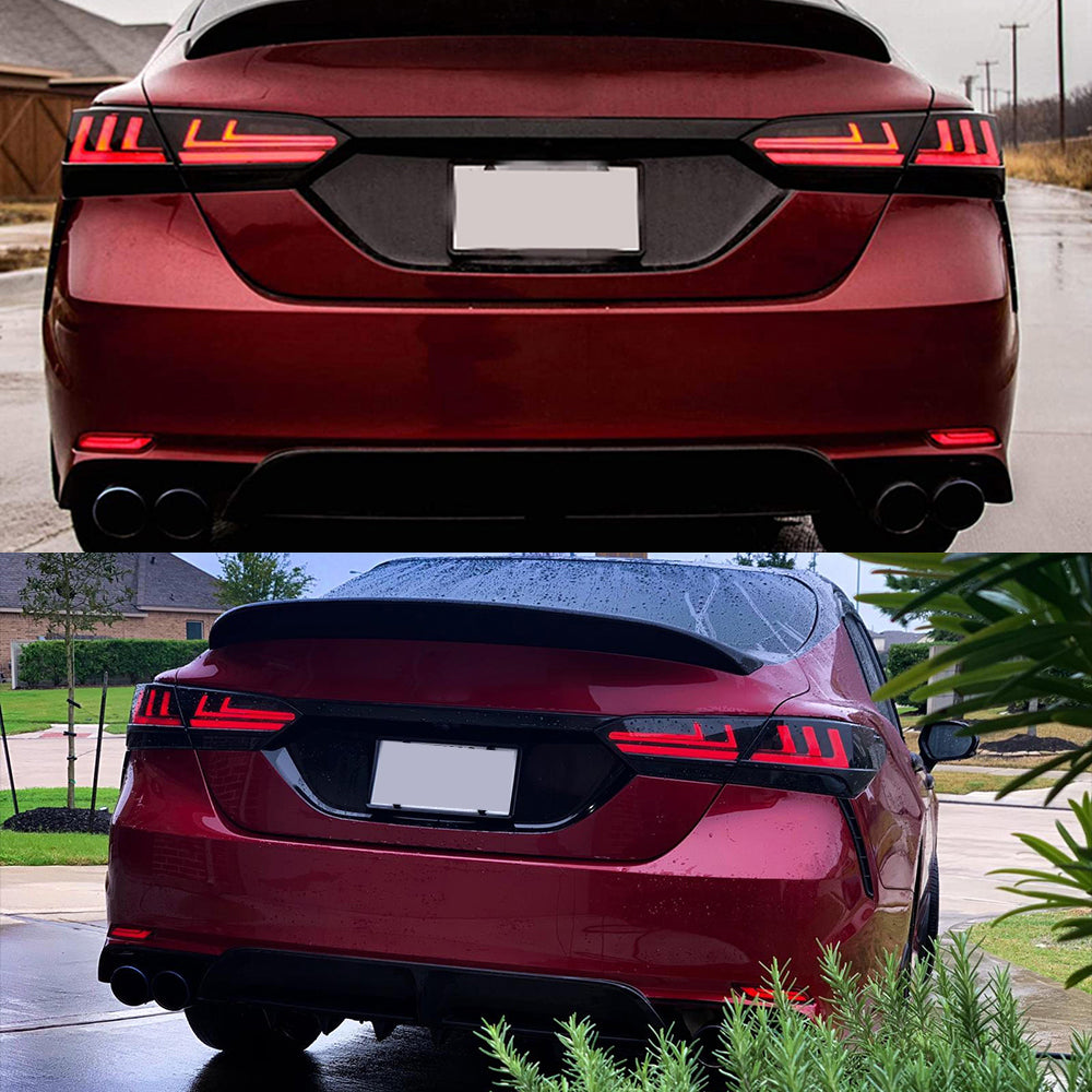 LED Tail Lights for 2018-2024 Toyota Camry SE XSE LE, Lexus Style - Kuerled