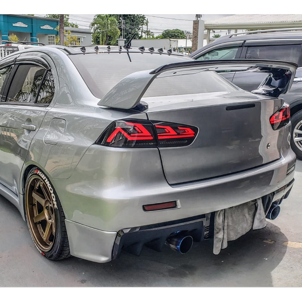 LED Tail Lights for 2008–2017 Mitsubishi Lancer & EVO X – Sequential Rear Lamps with Startup Animation